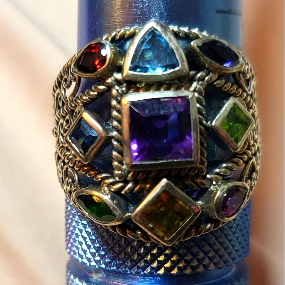 Sterling silver ring size 10 by Robert Manse.
